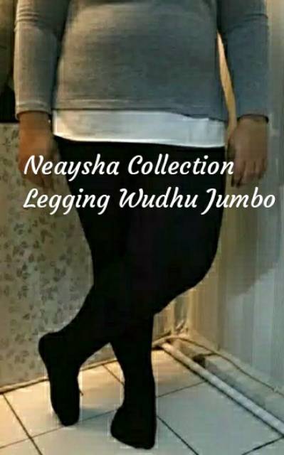 Legging wudhu JUMBO XXL/XXXL BB 75-120KG konveksi neaysha collection bahan spandek rayon super