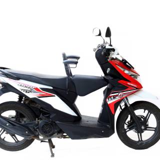 JOK BONCENGAN MOTOR ANAK BEAT + BESI SANDARAN + SEATBELT BISA COD HARGA