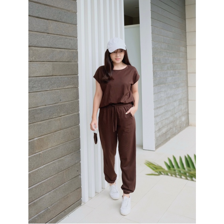 Kadaka S-0130 Set Jogger Pants with Top Comfy &amp; Sporty