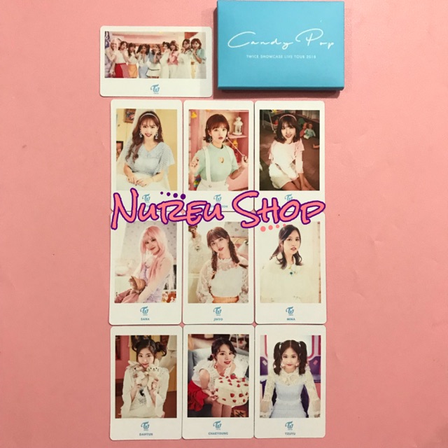 TWICE - Candy Pop Japan Official Goods Photocard set