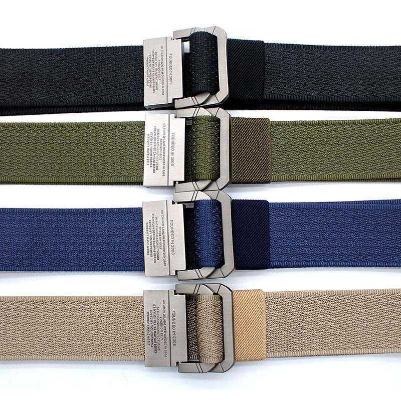 MLNSHP Rhodey Craftman Tali Ikat Pinggang Pria Canvas Buckle Belt - B1029