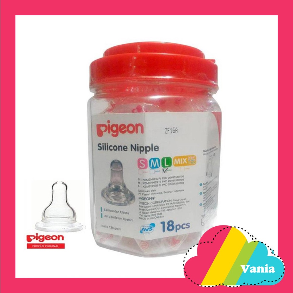 DOT PIGEON / Pigeon silicone nipple dot ekonimis 1 pc empeng