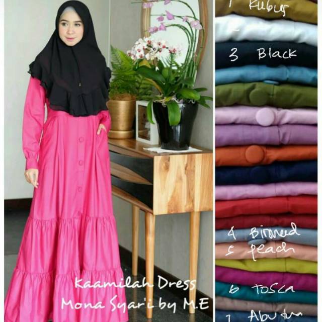 Kaamilah dress Mona syari by M.e