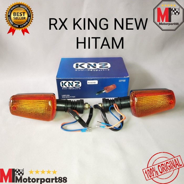 LAMPU SEIN SEN ASSY RX KING NEW HITAM KNZ UNIVERSAL