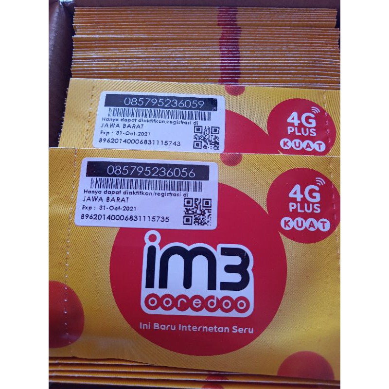 KARTU PERDANA IM3 OOREDOO