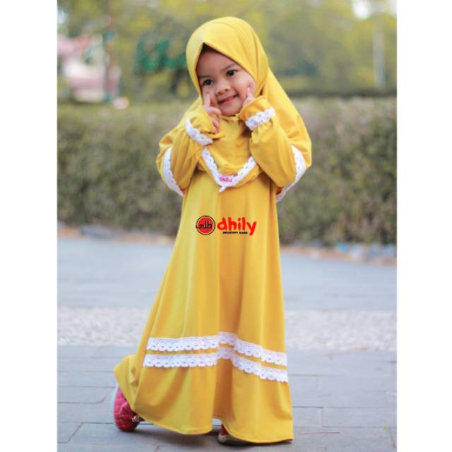 GAMIS BAYI DAN ANAK, GAMIS DAISY | BY D H I L Y HIJAB o