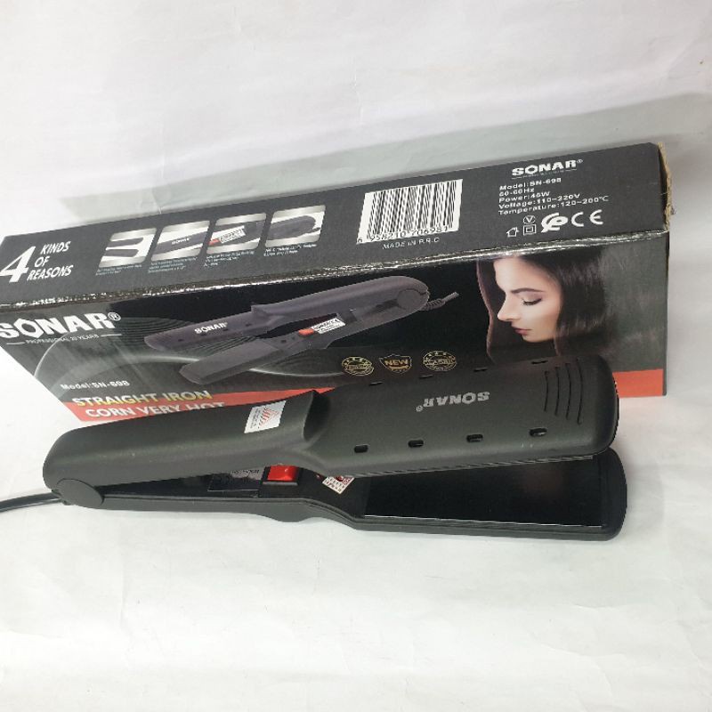 alat catok/Catokan Rambut Sonar Sn 698 Alat Catok 2in1 Pelurus Rambut Murah Terlaris