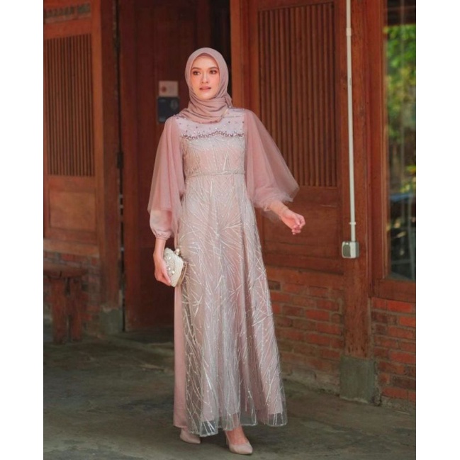 Luna Dress series ASMARA GOWN BROKAT, GAMIS BROKAT