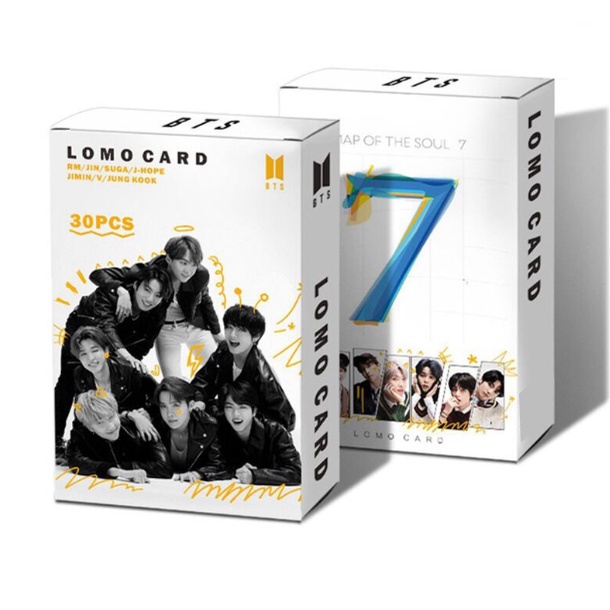 30 Pcs / box Kartu Foto Lomo BTS BE Dynamite Map of soul 7