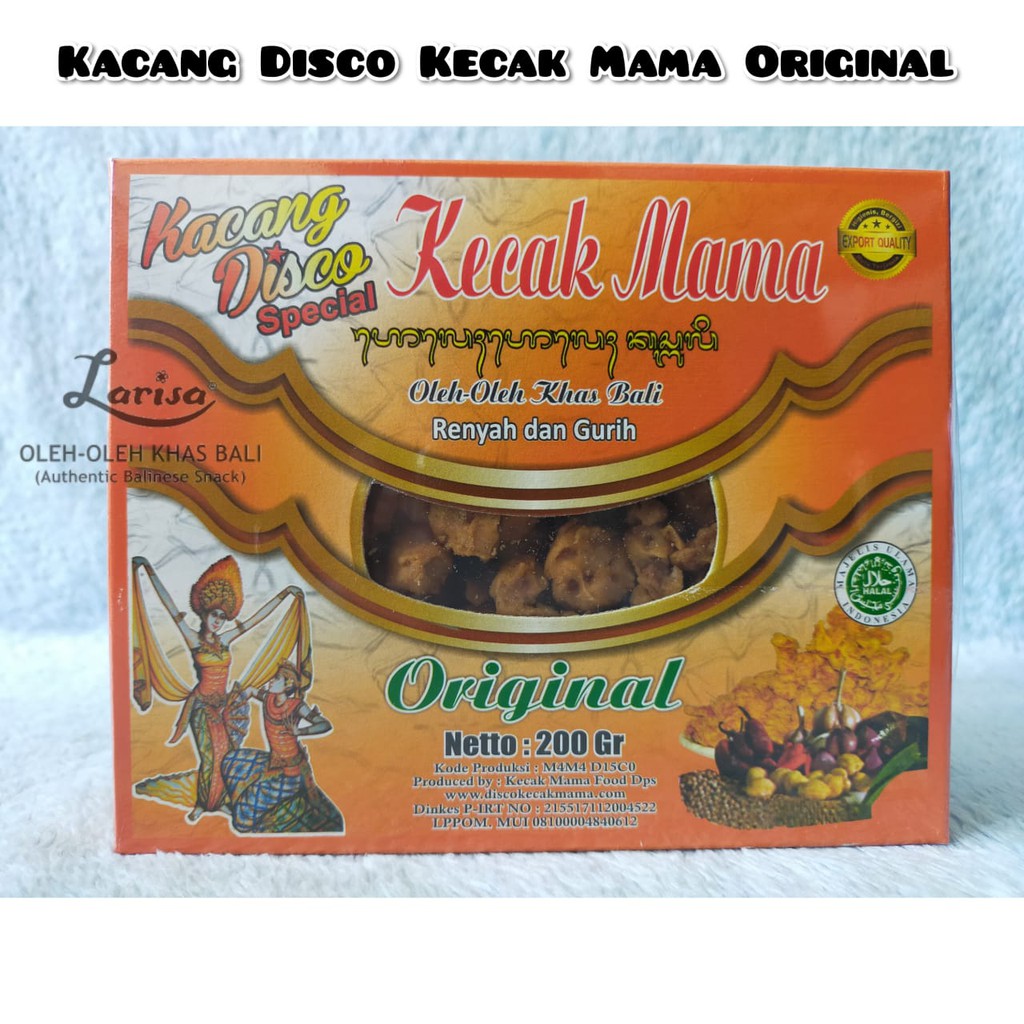 

Kacang Disco Orignal Kecak Mama 200gr