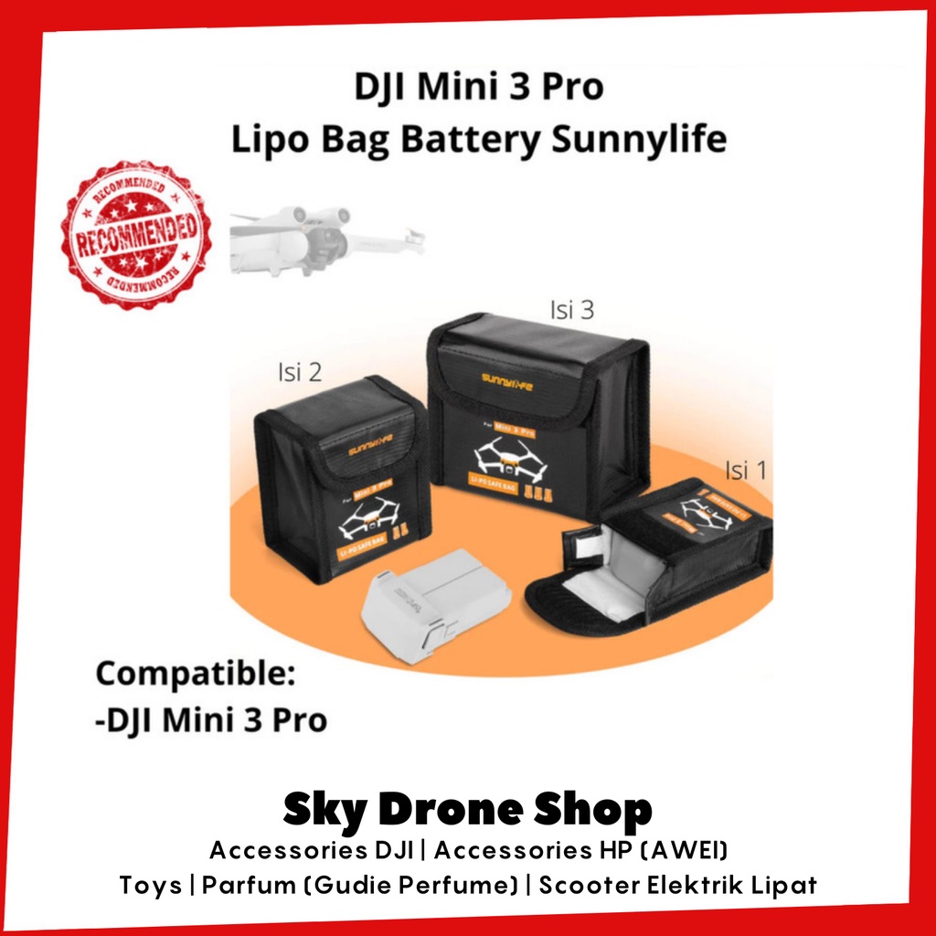 Brandwerende explosieveilige tas voor Lipo Batterij voor DJI Mavic 4
