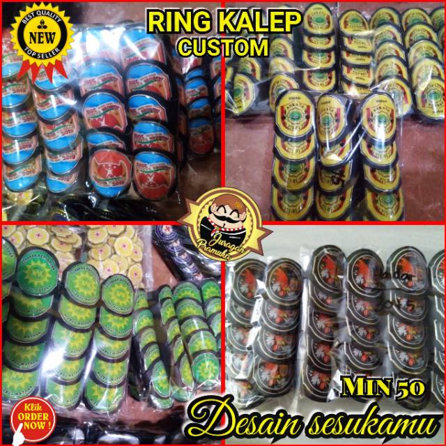 RING KALEP CUSTOM MIN ORDER 50 PCS ( CUSTOM )