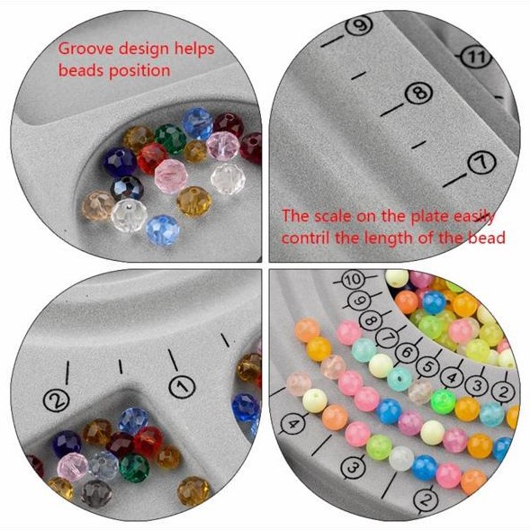 Papan Manik-Manik/ Flocked Bead Board For DIY Bracklet Bulat 14-20cm Harga/Pc