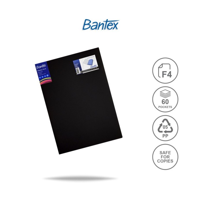 

Id Card - Bantex Display Book Folio 60 Pockets Pp #3187