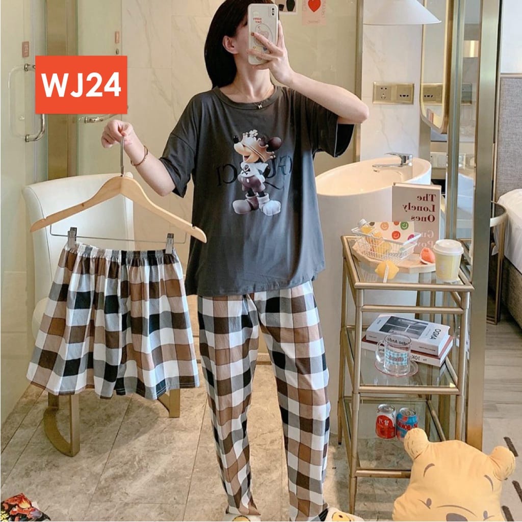 LAPAGO - Piyama Dewasa Wanita Impor | Baju Tidur | Sleepwear 2021 Type WB