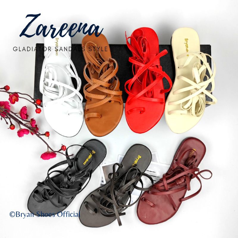 Bryan Zareena Part II Sandal Tali Gladiator Lilit Cosplay Berkualitas Bigsize Oversize Jumbo 36-40 41 42 43