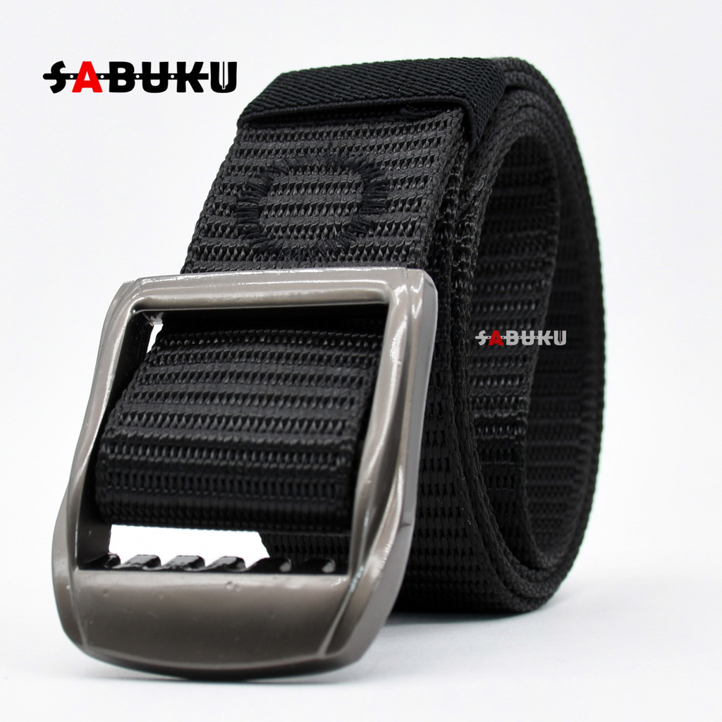 Ikat Pinggang Pria Nylon Canvas Sabuk Pria Gesper Nylon Men Belt - 031