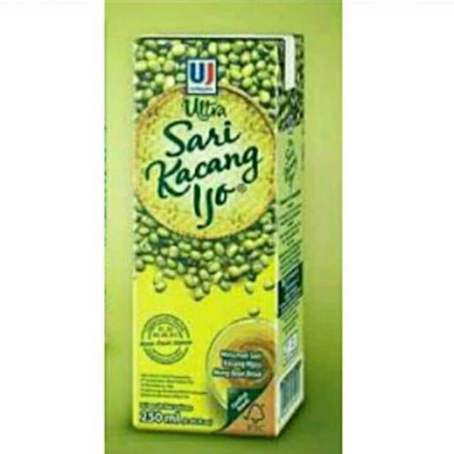 Jual Ultra Sari Kacang Ijo 250 Ml Shopee Indonesia