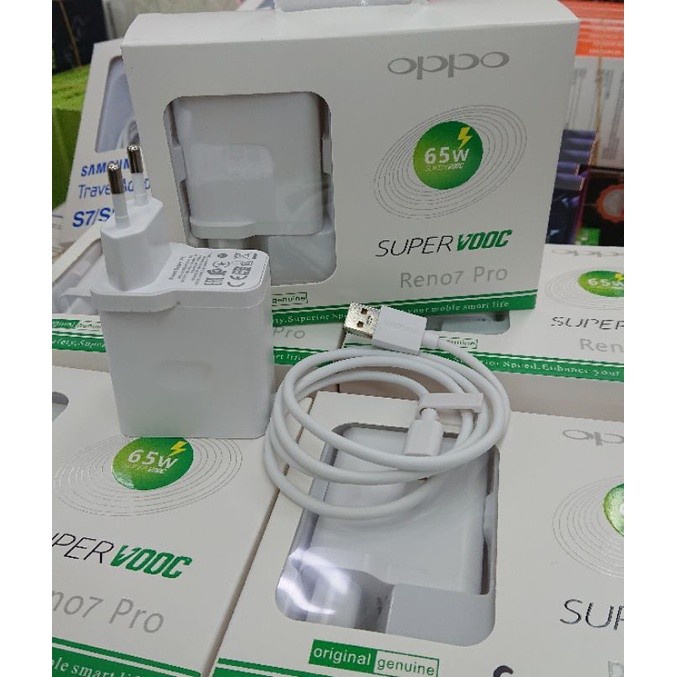 CHARGER FAST CHARGING OPPO ORIGINAL FOR MICRO &amp; TYPE C // CHARGER SUPER VOOC RENO 7 PRO - BD