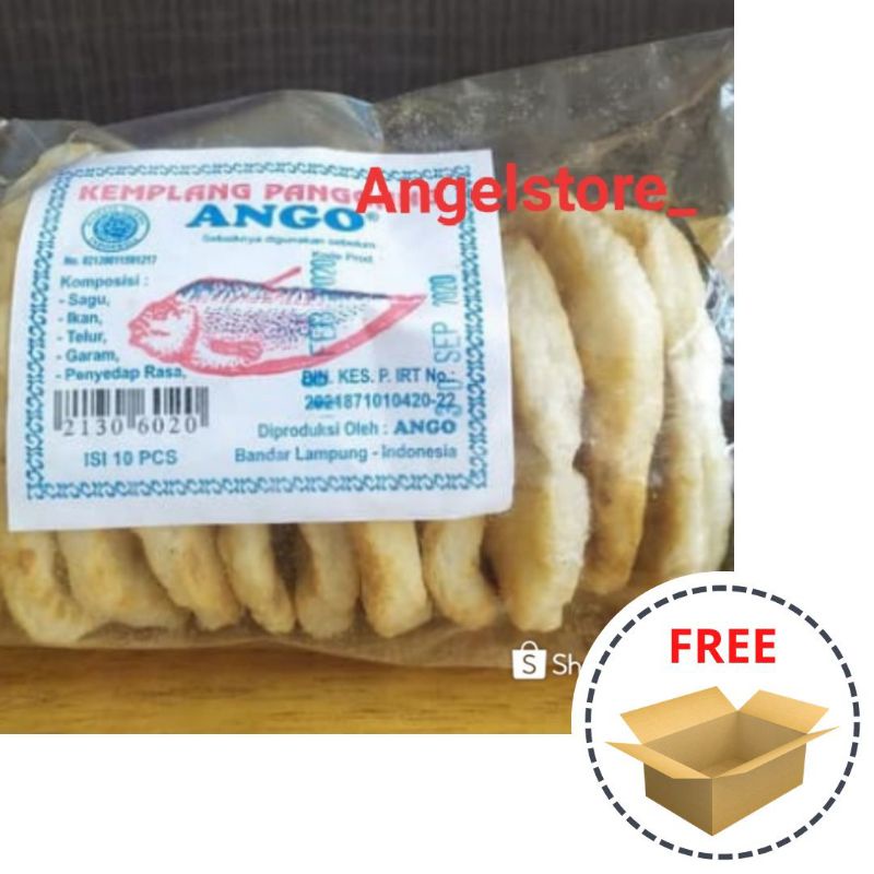 Kemplang Ango Asli Lampung Kemasan kecil  isi 10 pcs . Kemplang Panggang Asli Lampung