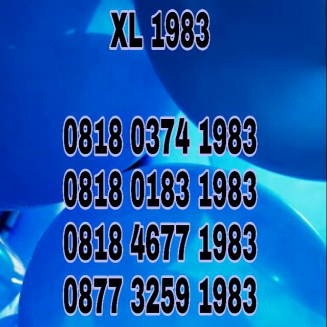Kartu XL seri tahunan 1983