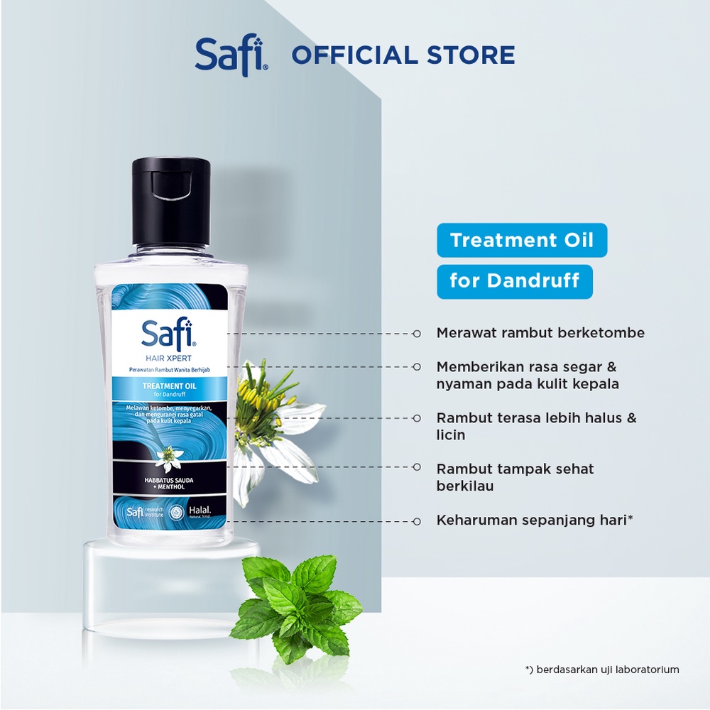 Safi Hair Xpert - Oil Treatment for Dandruff 100ml - Perawatan Rambut