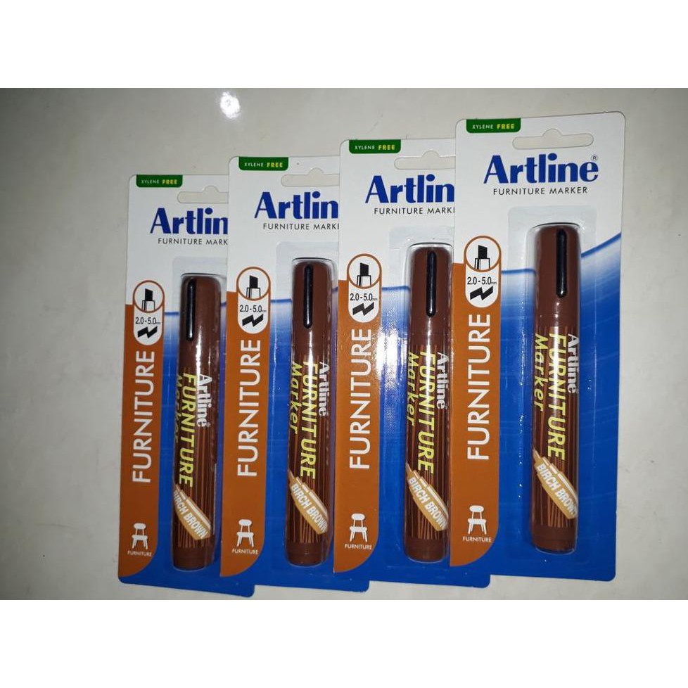 

Artline Furniture Marker Birch Brown EK-95 spidol permanen khusus kayu