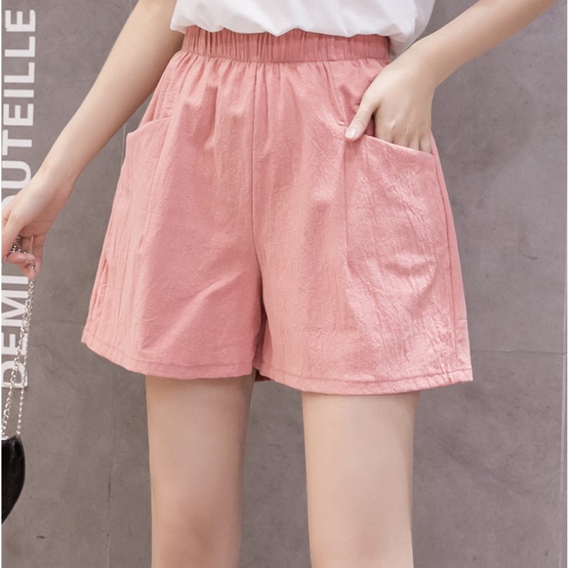 [UNI 006] HOT PANTS POLOS | CELANA PENDEK WANITA | CELANA HIGH WAIST | SHORT PANTS WANITA | CELANA SANTAI