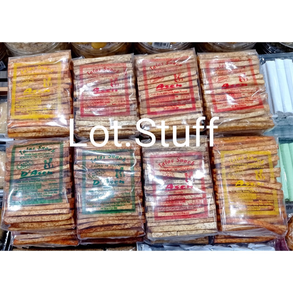 

Talas Snack/Talas Stick/Talas SusunAsen Khas Pontianak Uk. Kecil