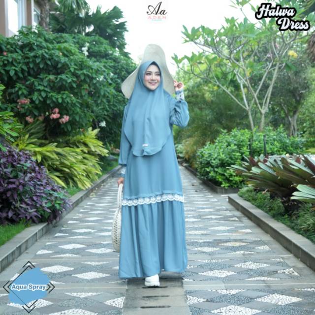 Halwa Dress/Gamis Aden Hijab