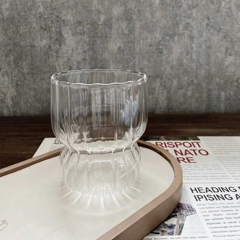 TD-AI OTM Gelas Cangkir Oatmeal Cup Breakfast Crystal Glass Cup 260ml - T031