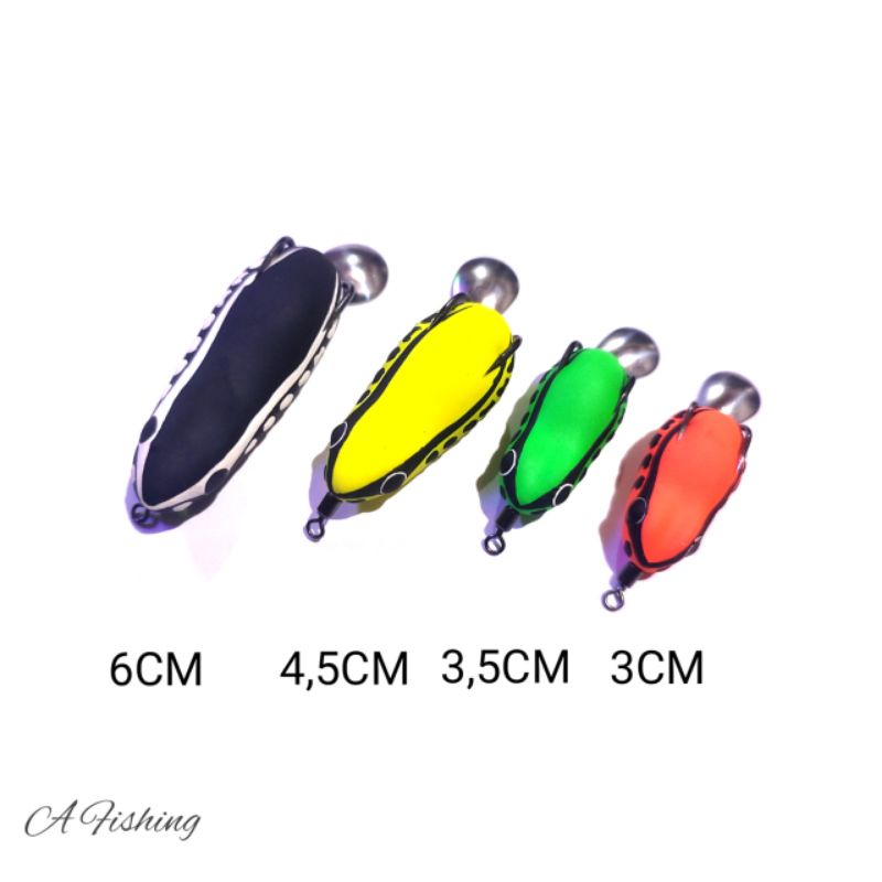 SOFT FROG PISANG 3CM 3,5CM 4,5CM 6CM CANS LURE