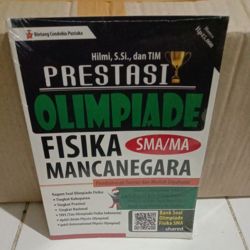 

BUKU PRESTASI OLIMPIADE FISIKA MANCANEGARA SMA/MA