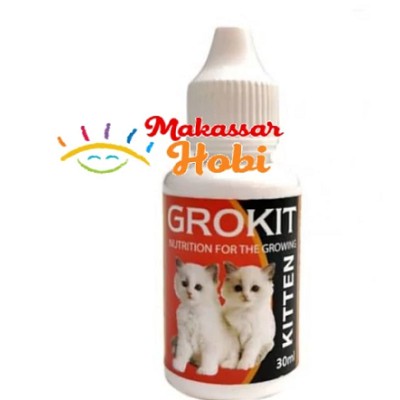 GROKIT KITTEN Vitamin Khusus Pertumbuhan Kesehatan Anak Kucing