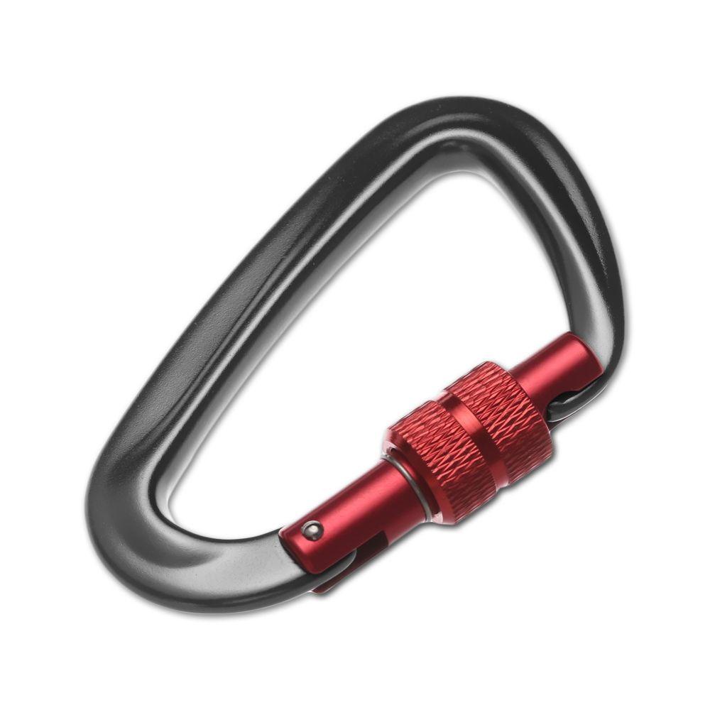 Carabiner Pendaki Nanas 12KN 7075alat Panjat Bentuk D Quickdraws Lock