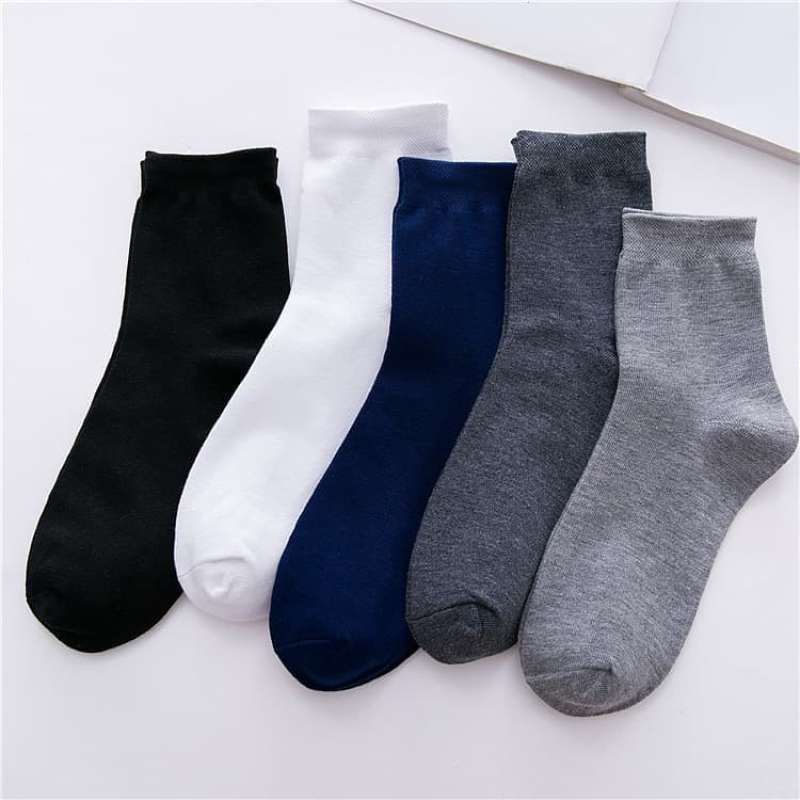 Paket 3 Pasang Kaos Kaki Kantor, Motif Minimalis, Allsize Dewasa