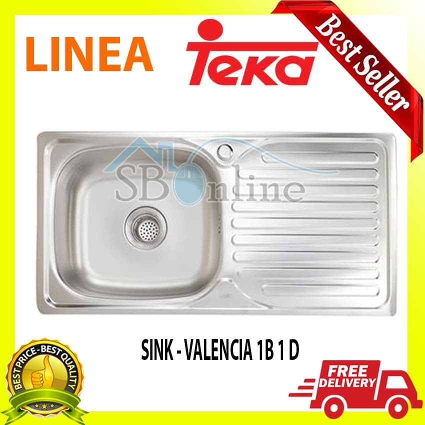 TEKA by LINEA Sink Valencia 1B.1D S/S