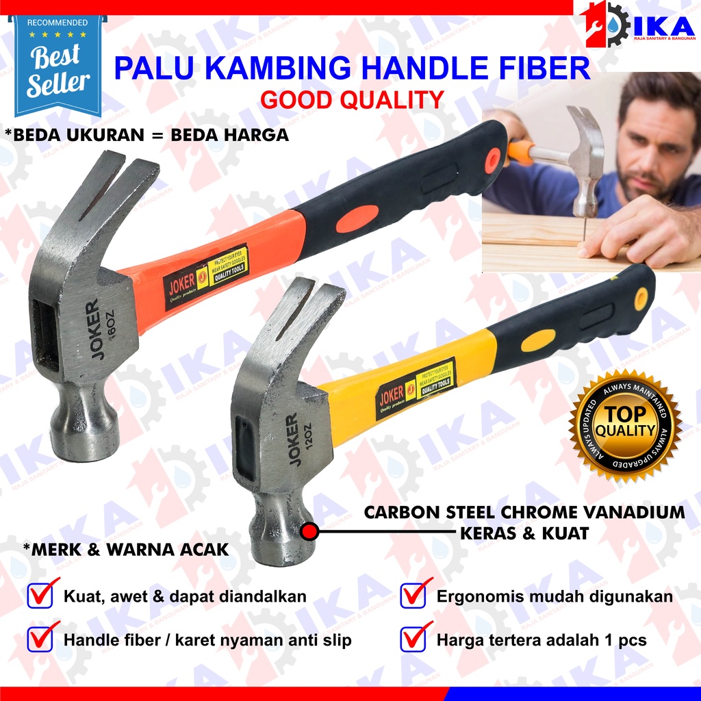 Palu Kambing Claw Hammer Palu Martil Cungkil Paku Mini Claw Hammer/ Palu Kambing Steel/Alat Perkakas