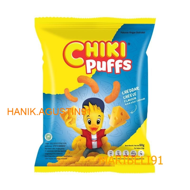 

Chiki puffs 60 gram cheddar