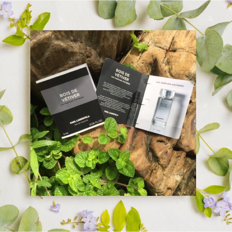 Karl Lagerfeld Bois De Vetiver EDT Vial Parfum Miniature