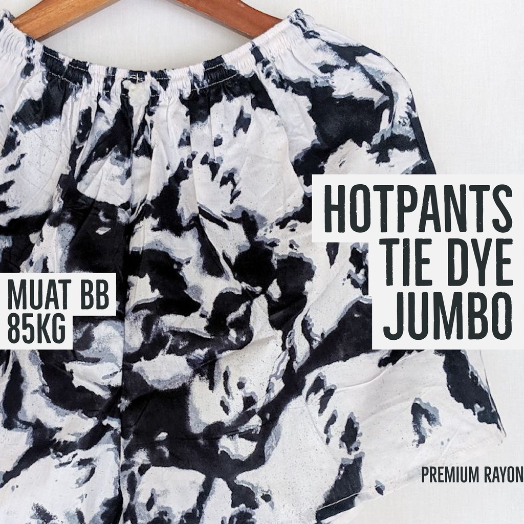 Hot Pants Jumbo Wanita Pria Dewasa Hotpants Rayon Big Size