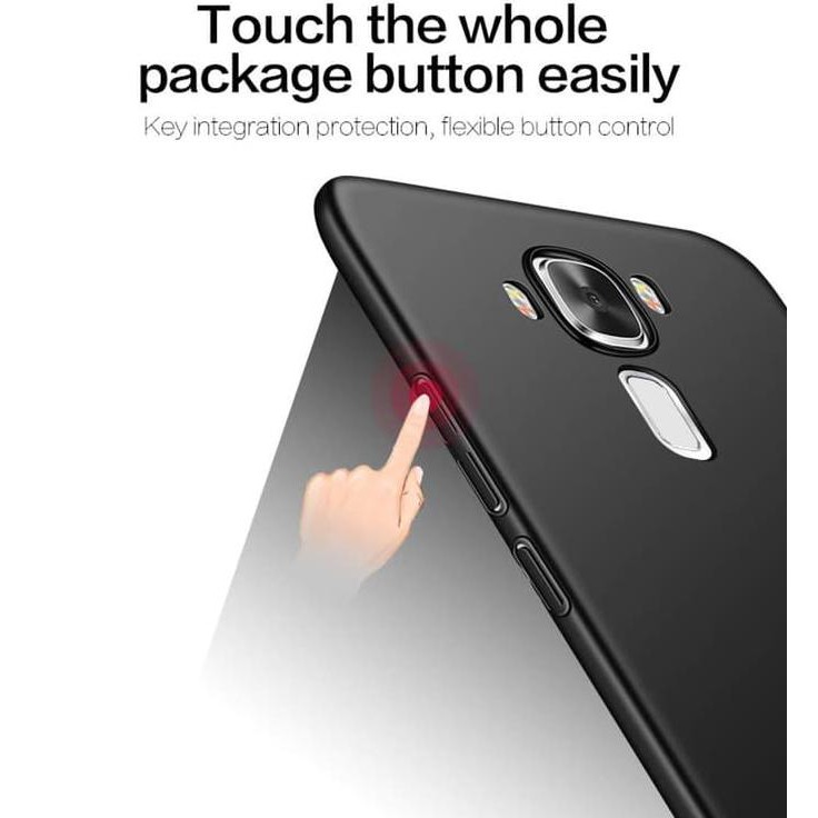 Slim Case Matte Gea Baby Skin Asus Zenfone 3 5.5 Inch / Ze552Kl Casing - Hitam New Hokyti