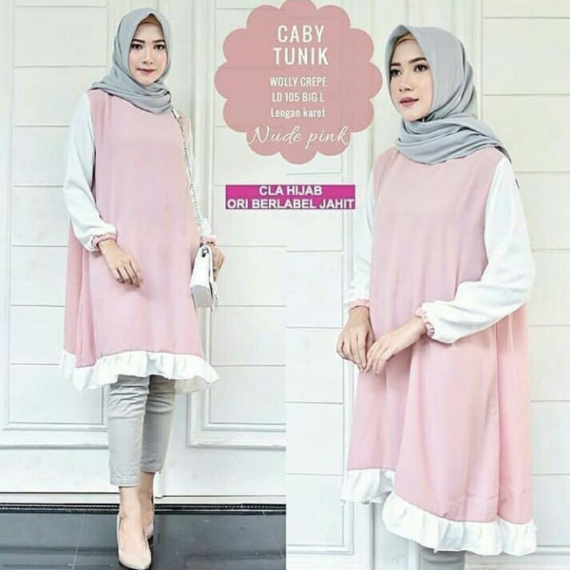 CHABY TUNIK ATASAN TUNIK l TUNIK l atasan muslim wanita l Atasan wanita, ATASAN, baju wanita, BLOUSE