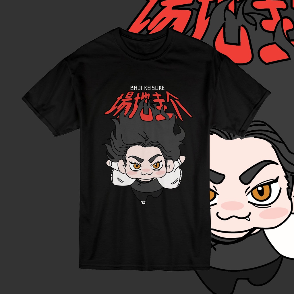 KAOS ANIME TSHIRT JEPANG HARAKIRI "CHIBI BAJI KEISUKE"