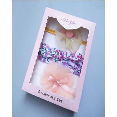 [1KG 15PCS] ❤ LBS  ❤ Set Bandana Bayi Dengan Model Ikatan Pita Bervariasi Box-B.13