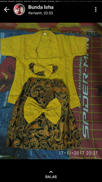 Kebaya Batik Anak Perempuan
