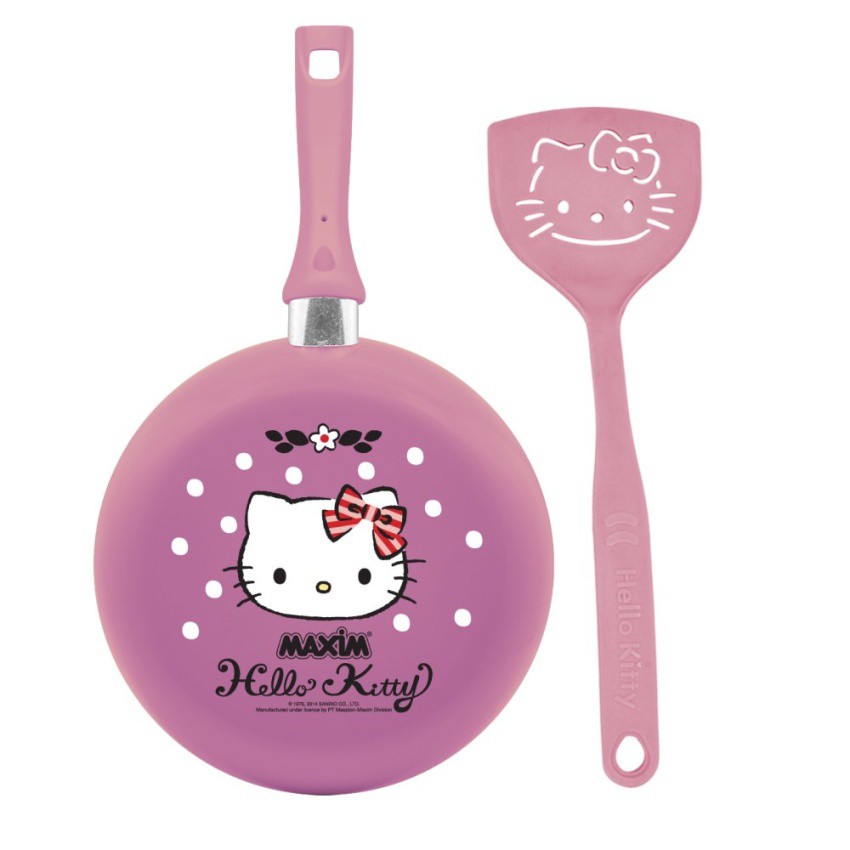 Maxim Hello Kitty Wajan Teflon 24cm iSpatulai Shopee Maxim Hello Kitty Wajan Teflon 24cm iSpatulai Shopee
