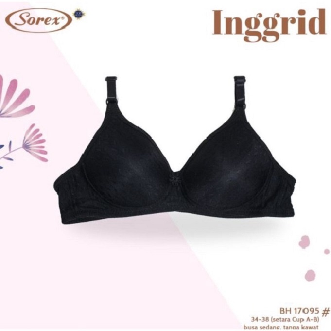 SOREX BRA / BH BUSA 17095 INGGRID  ORIGINAL TANPA KAWAT KAIT 2 HARIAN CUP KECIL MODEL HARGA GROSIR