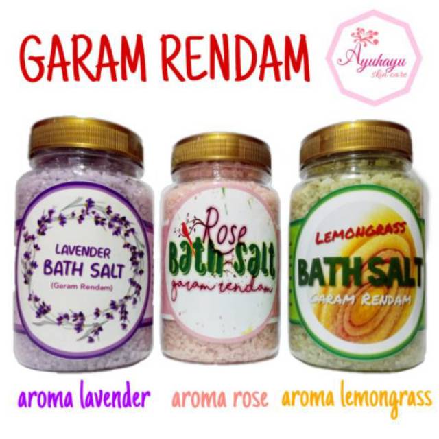 GARAM RENDAM KAKI TUBUH BATH SALT SOAK EPSOM SEA SALT ...