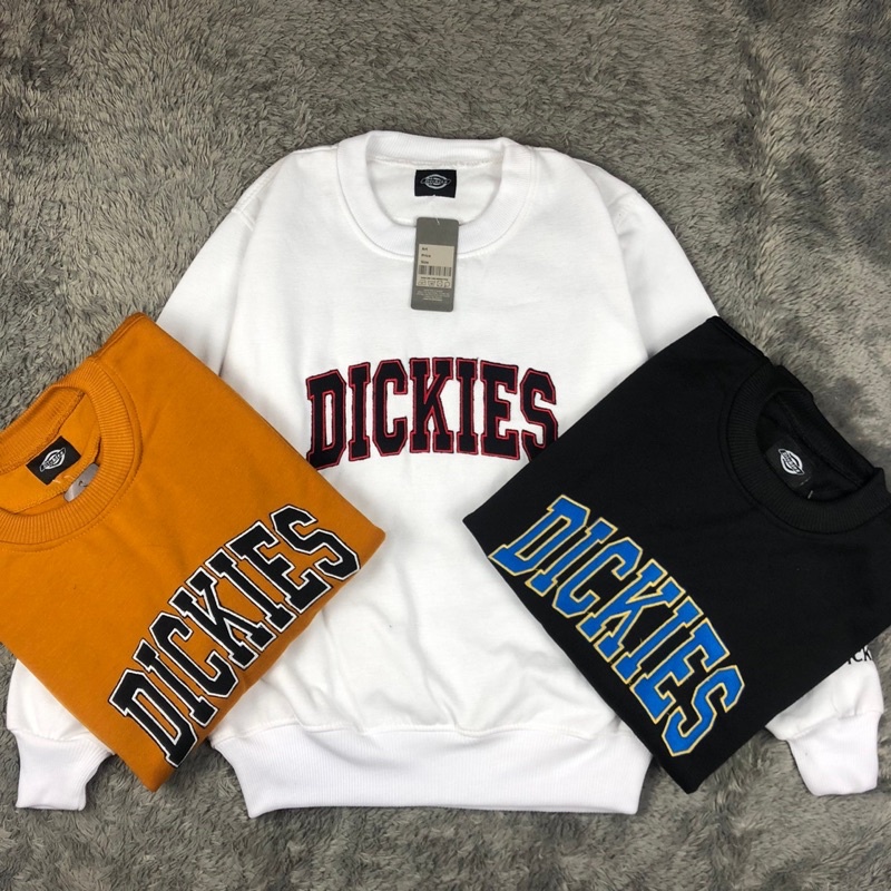 PROMO! COD Crewneck Dickies Teks Bordir Outfit Casualan